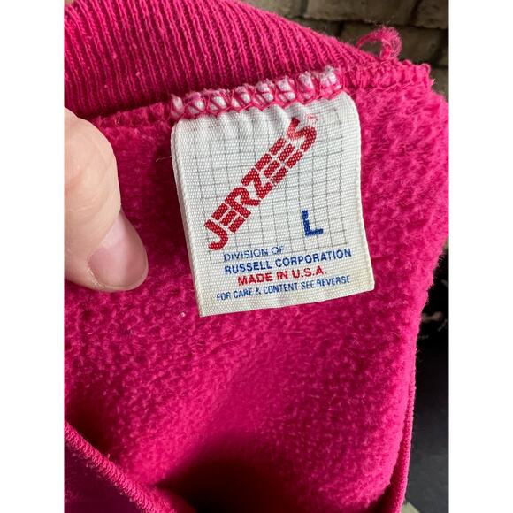 sweatshirt graphic hearts 1980s pink barbiecore - Picture 9 of 10